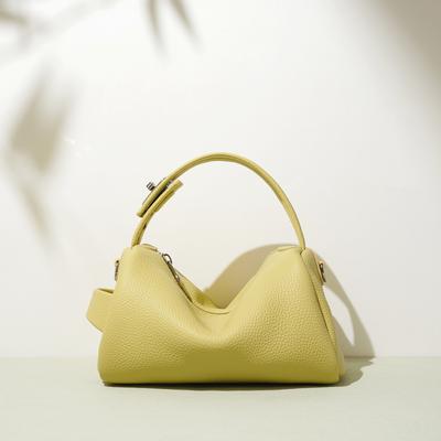 Cheese Bag Korean Soft Leather Large Capacity Bag Women's Shoulder Bag Crossbody Bag
