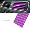 1/10Pcs Diamond Car Air Conditioner Outlet Strip Drill U Shape Rhinestone Clip Decoration Shiny Crystal Trim Strip Accessories