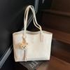 New simple and fashionable versatile shoulder bag, student class bag, women's large-capacity commuter tote bag