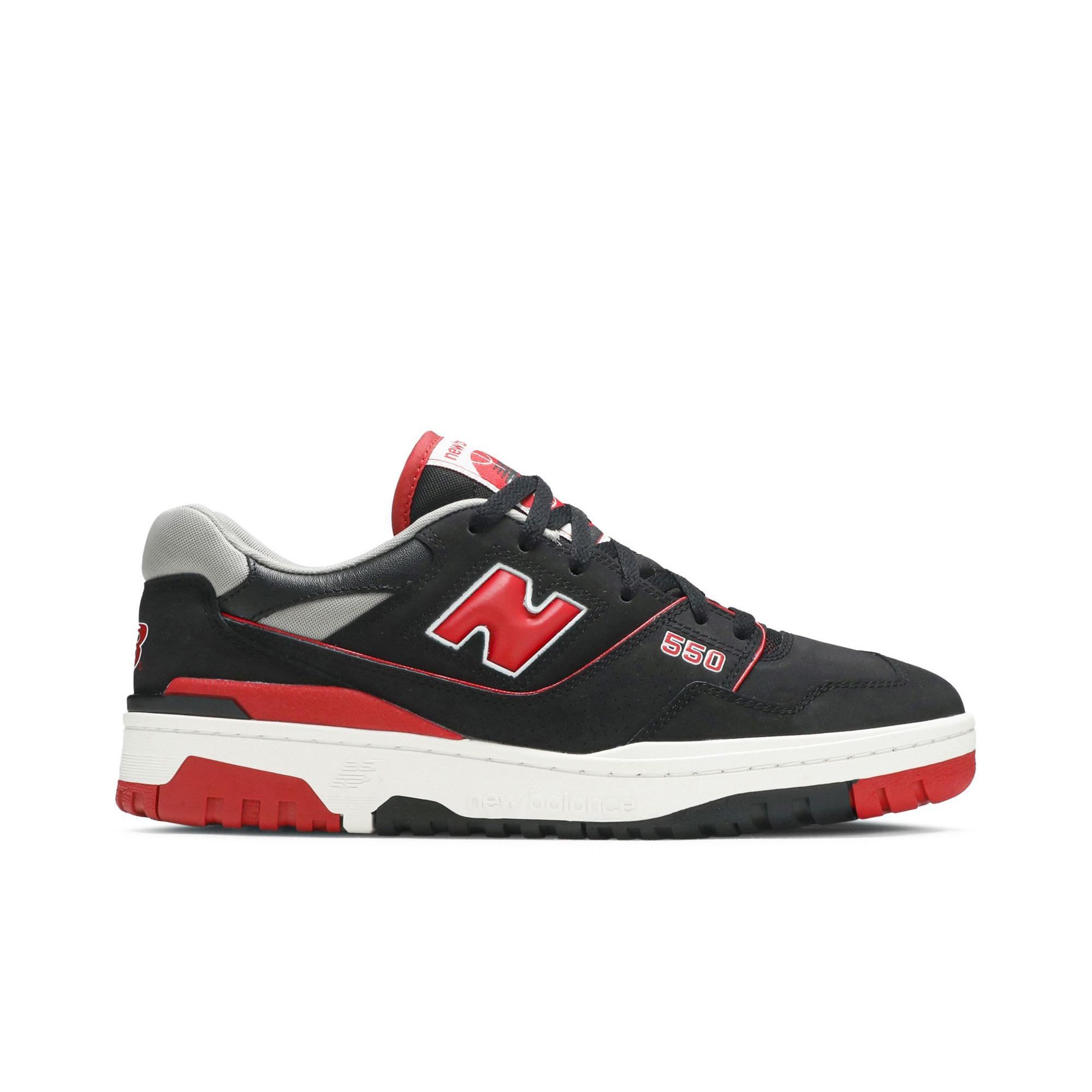 New Balance 550 `Black Red` (Unisex)