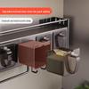 Punch-Free Stainless Steel Kitchen Storage Rack