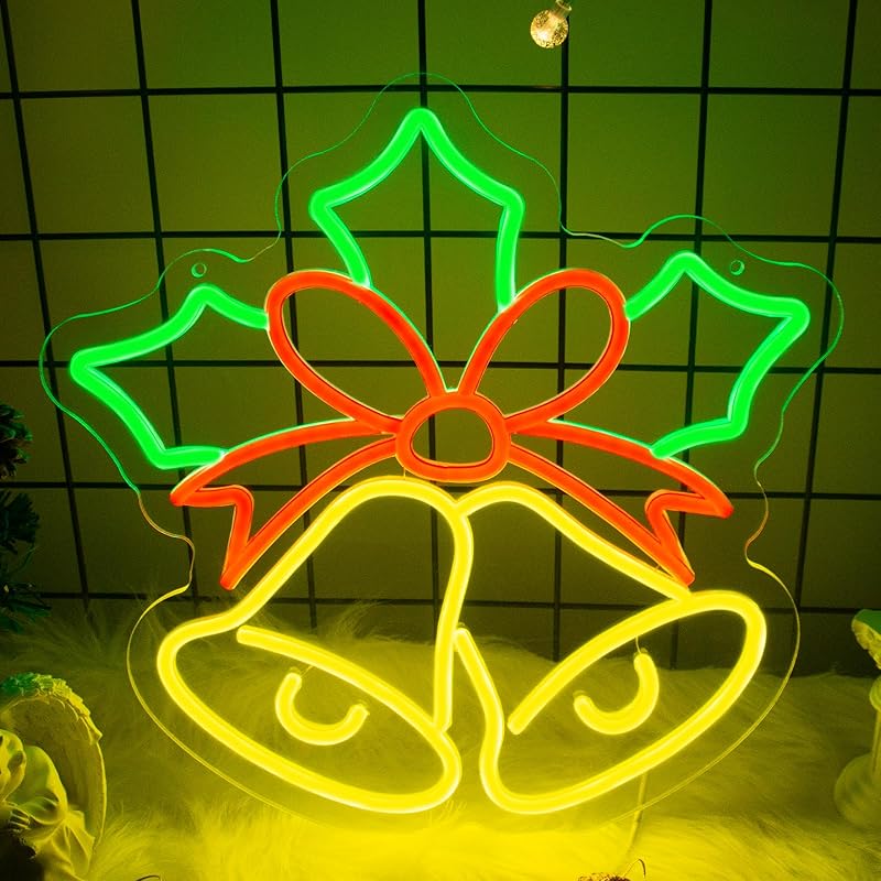 Goneons 3 Pcs Snowflake Neon Sign - 3 Colors USB Powered LED Winter Neon Light for Window Decor & Christmas Tree Party Living Room Gift