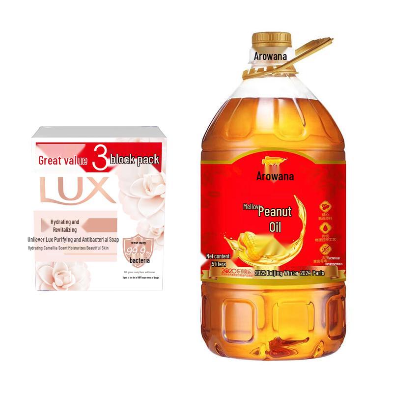 lux Detox & Anti-bacterial Soap with Peanut Oil 5L Bundle