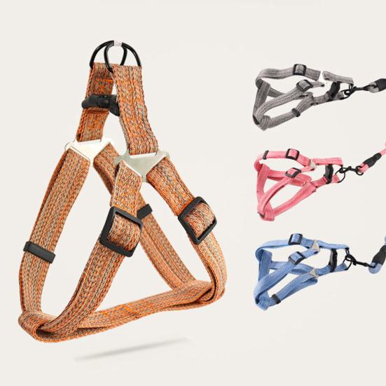 Dog Chest Strap Comfortable Portable Polyester 120cm Small Medium Pet Puppy Harness for Outdoor