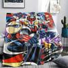 1 Stück Grendizer Goldorak Druck Flanelldecke, Hohe Qualität, Bequem für alle Jahreszeiten, Heimdekoration, Wärme und Komfort, Perfekt für Weihnachtsgeschenke 51