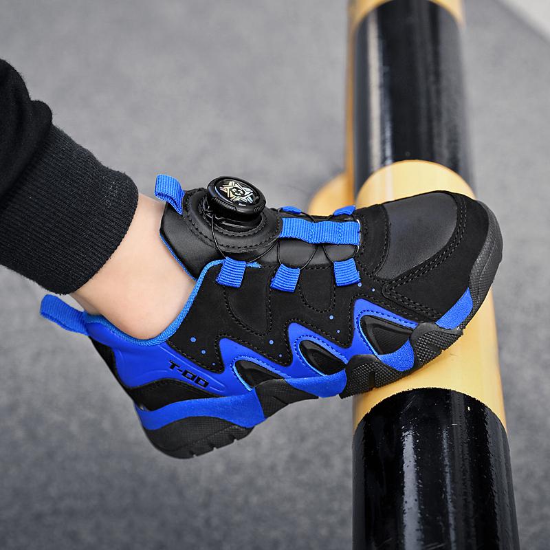 28-40 Children's Plus Size Simple and Stylish Rotating Buckle Outdoor Sports Shoes Casual Shoes Running Shoes