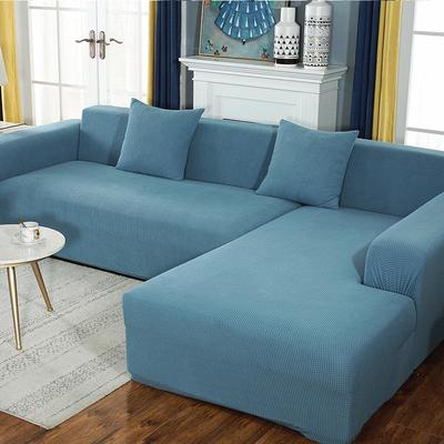 Thick Stretch Sofa Cover - Solid Color Nordic Minimalist Full Wrap for Winter