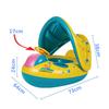 Baby Swimming Pool Ring Safety Baby Infant Swimming Float Inflatable Sunshade Seat Boat Ring Pool