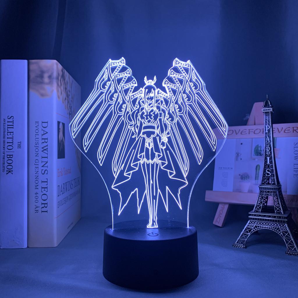 Night 3d Lights Boys Girls Fairy Tail Action Figure Fairy Lamp 16 Remote Colors