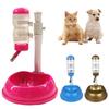 Automatic Pet Drinker Dog Bowls Water Bottles Universal Dog Waterer Feeder 2 In 1 Liftable Dispenser Puppy Supplies Space-saving