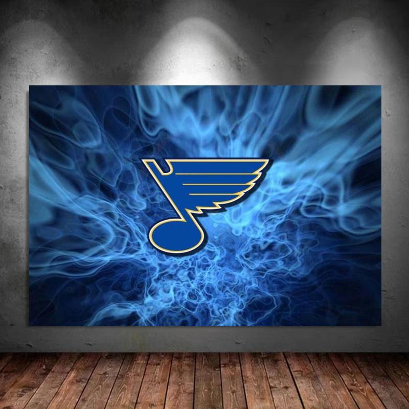 St. Louis Blues 100% Round Full Drill 5D DIY Diamond Painting Embroidery Cross Stitch Rhinestone Décor