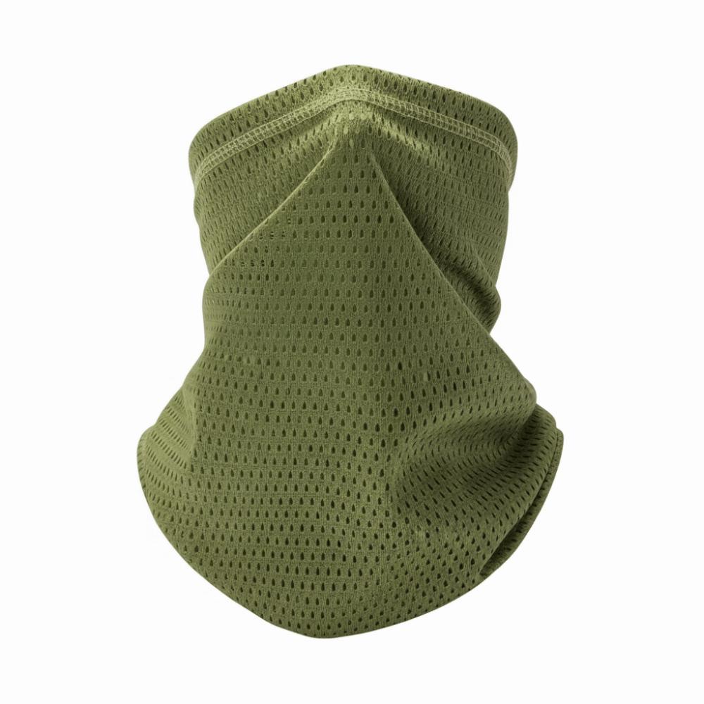 Asciugamano Facciale Multifunzione con Fori a Rete Larga, Bandana Tubolare Traspirante, Protezione UV, Asciugatura Rapida, Scalacollo per Sport all'Aperto