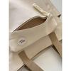 Original Design Japanese Knot Commuter Thick Nylon Tote Bag Casual Art Student Simple One Shoulder Handbag