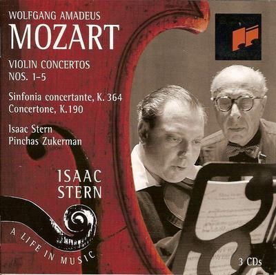 CD WOLFGANG AMADEUS MOZART ISAAC STER Violinkonzerte Nr. 15 Sinfoni SM3K66475 Sony Classical 1995 UK Europ Klassik Gebraucht