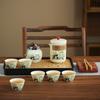 Guochao Mengqu Panda Kung Fu Tea Set Office Teapot Household Living Room High-end Teacup