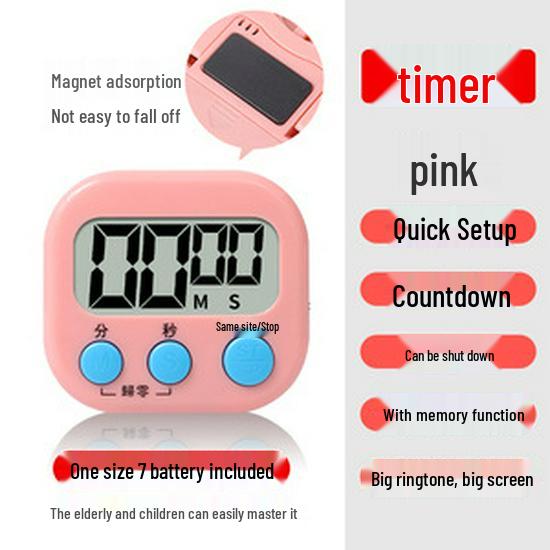 Study Timer: Digital Alarm Clock for Self-Discipline and Exam Preparation for Students