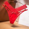 French Hollowed-Out Ice Silk Thong - Women's Fashion Low-Rise See-Through Strap Underwear