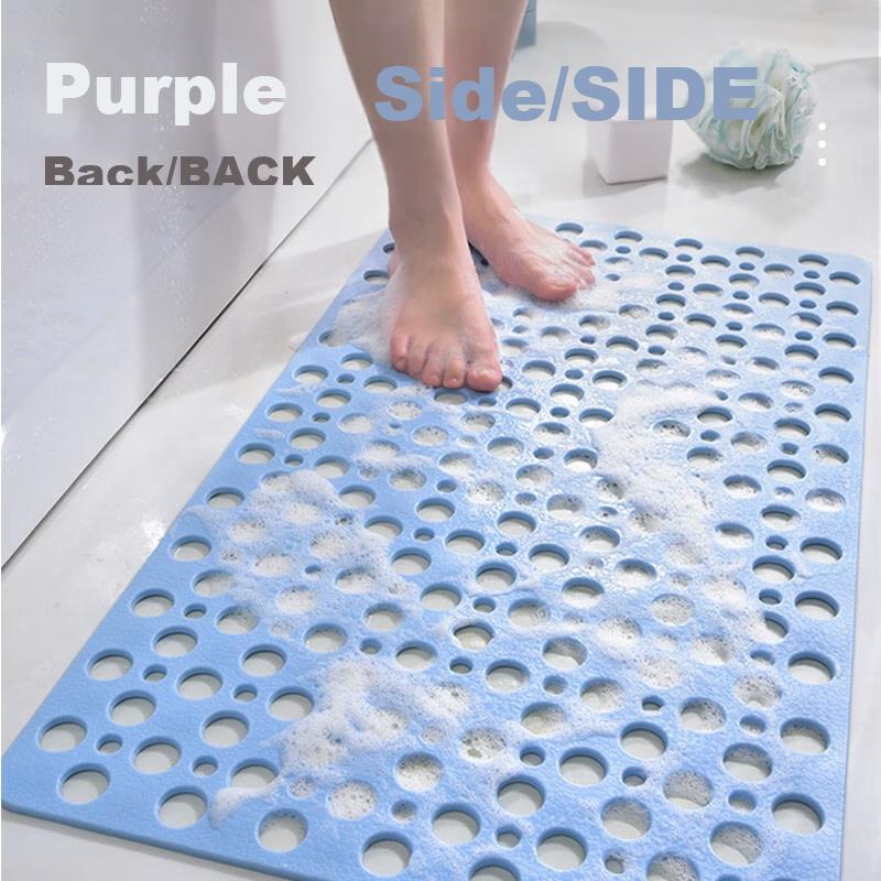Huaxu Home Bathroom Non-Slip Mat, Shower Room Bath Mat, Suction Cup Anti-Fall Foot Pad, Bathtub Mat, 43*75