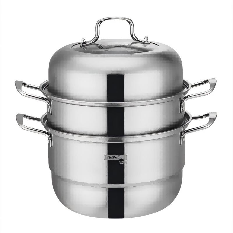 Yipal 3-Layer Stainless Steel Steamer Pot