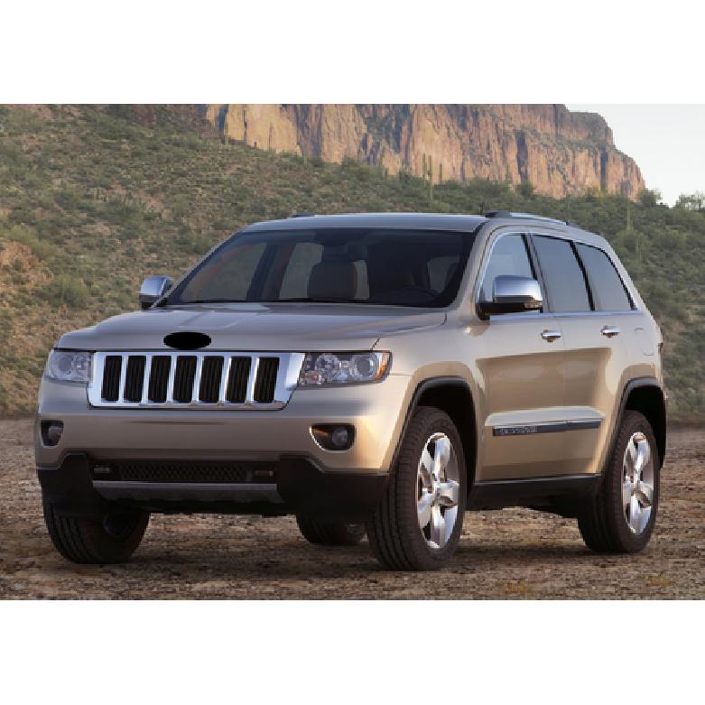 Gloss Black Ox Horn Rearview Mirror Lid Cover Trim For 11-21 Jeep Grand Cherokee