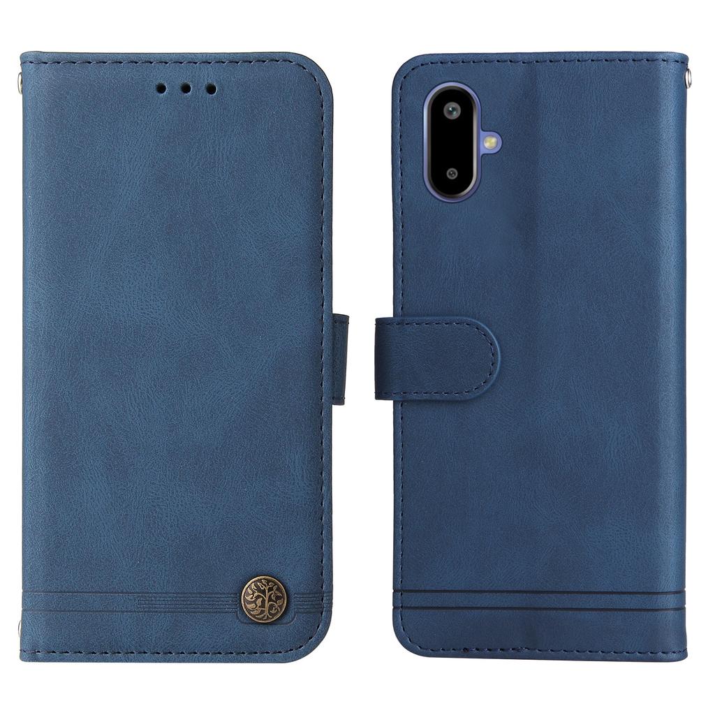 For Samsung Galaxy F06 5G Leather Wallet Cases Skin Touch Phone Cover Stand with Strap
