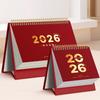 Standing 2026 Desktop Desk Calendar Time Management Foldable Table Calendar Thick Paper Desktop Paper Calendar Table Decorations