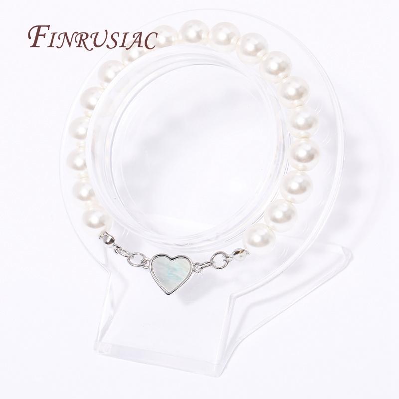 High Quality DIY Jewelry Making Accessories For Women Fashion 18K Gold Plated Inlay Natural Shell Heart Connect Charms Pendants