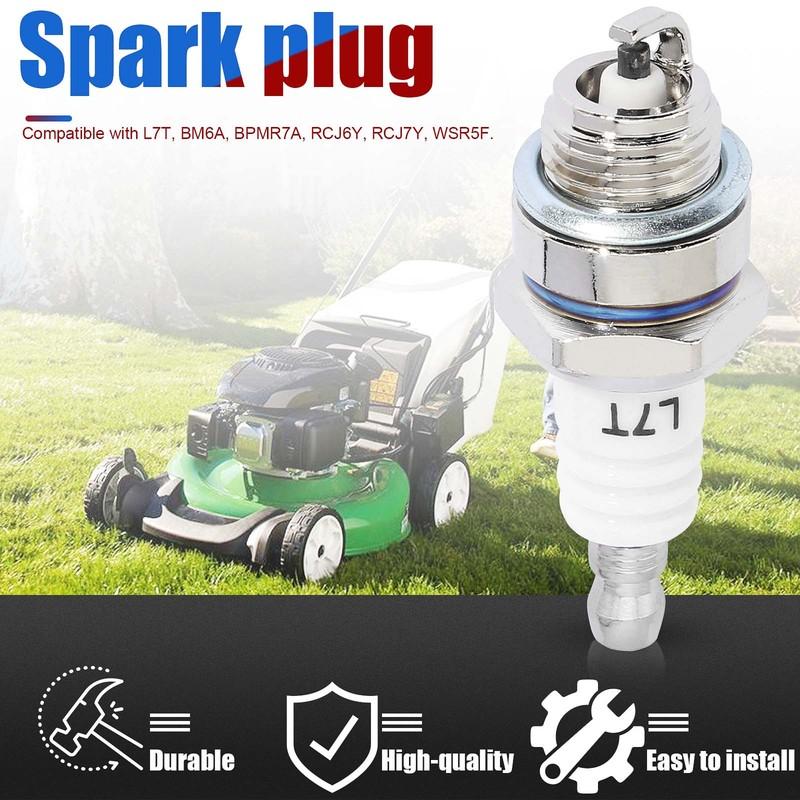 10Pc Spark Plug L7T for 33cc 43cc 47cc 49cc 2-Stroke Pocket Bike ATV Trimmer Blower Chainsaw Brushcutter Echo Wacker Kawasaki