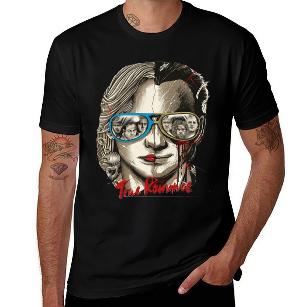 True Romance T-Shirt Grafik-T-Shirt für Herren