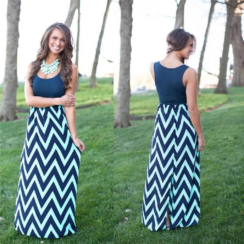 Elegant Women's Boho Long Maxi Evening Cocktail Party Summer Beach Dress Sundress