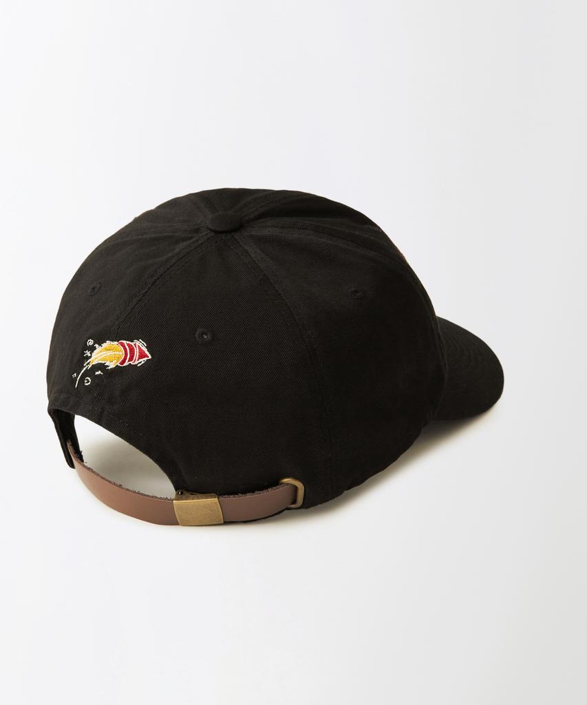 OUTSTANDING [Looney Tunes] Cotton Ball Cap(Wile E. Coyote)_Black