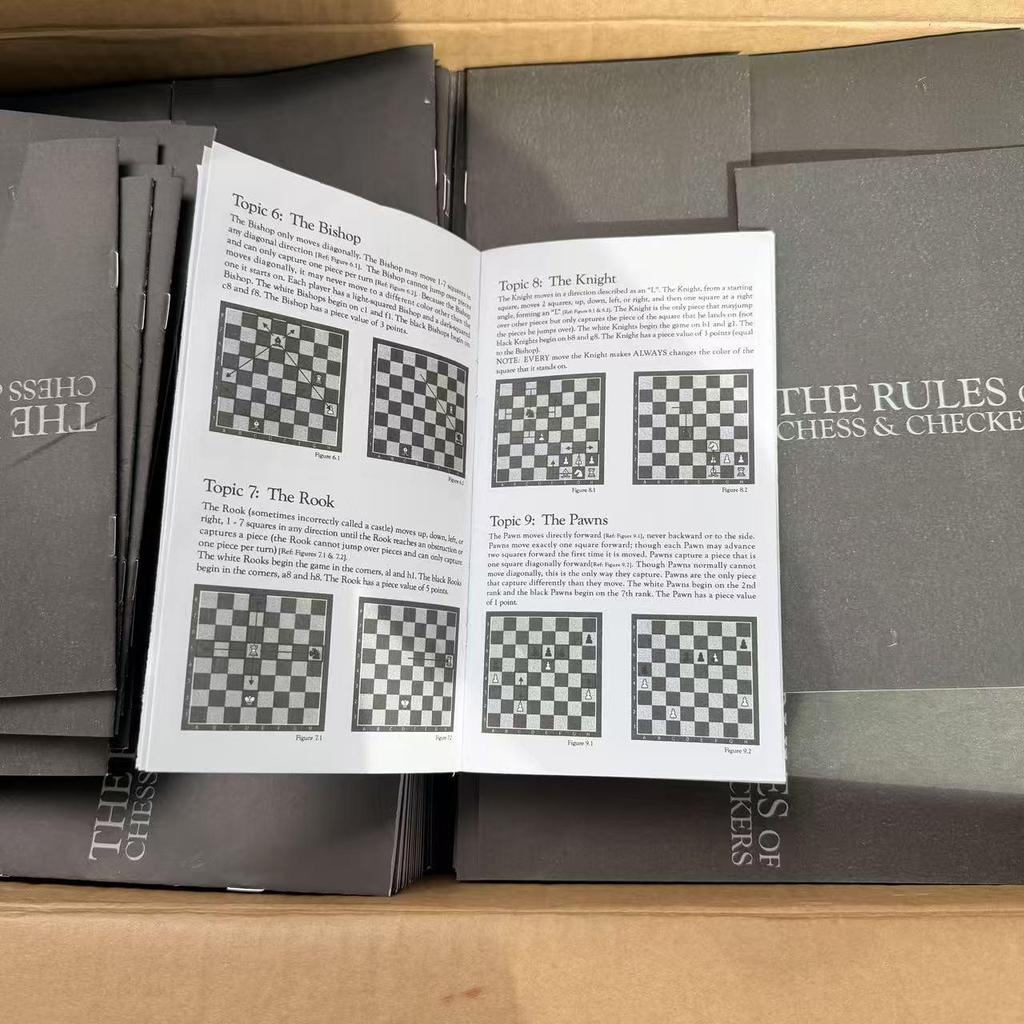 Children's Beginner Chess and Go Instruction Manual Set