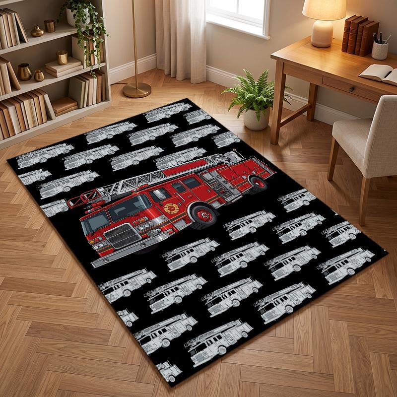 FireTruck (27) Office carpets suitable for living rooms bedrooms offices and kitchens a gift for modern home decor