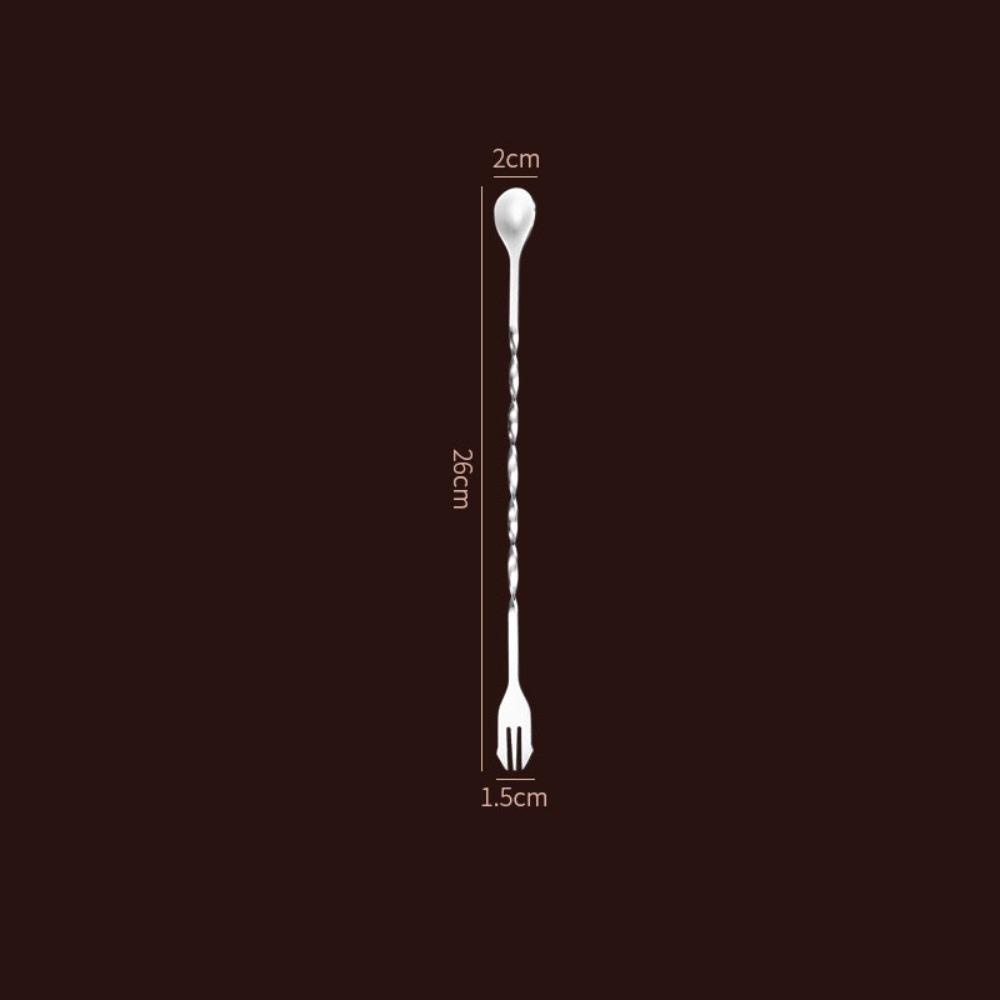 

Stainless Steel Mixing Spoon Long-handled Ice Spoon Gifts Cocktail Shaker