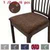 Waterproof Dining Room Chair Cover Seat Covers Spandex 13Solid Colors Removable Washable Elastic Cushion Covers For Home El