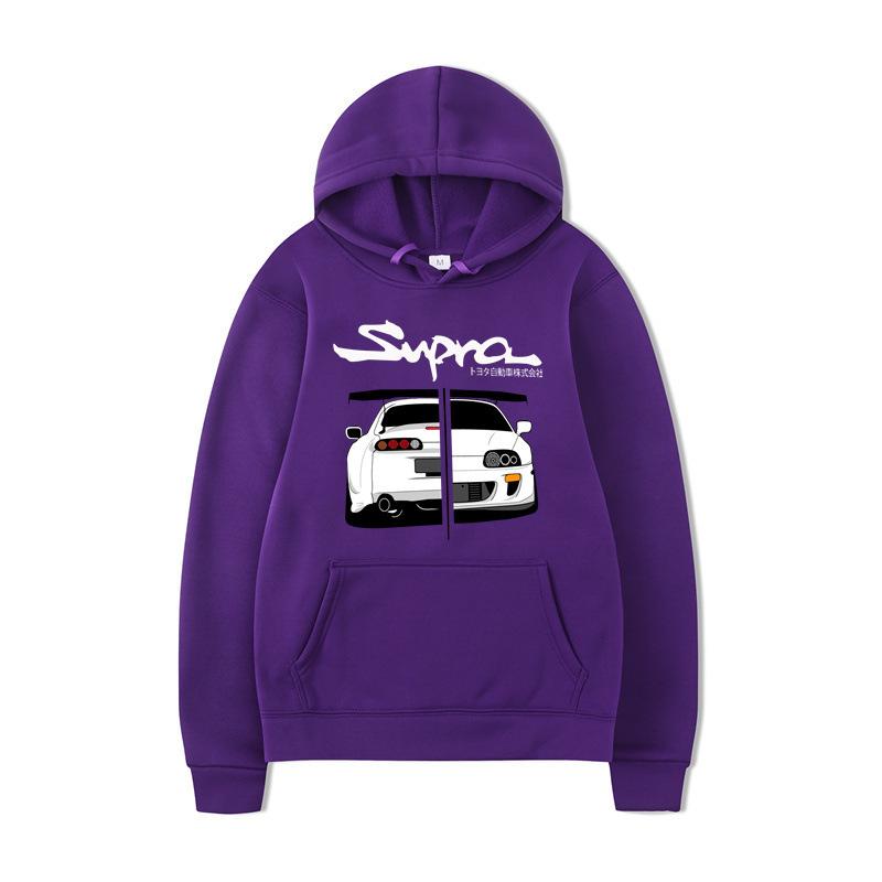 New Men's Daily Sweater, Header D Racing Autumn Sweater with Hat