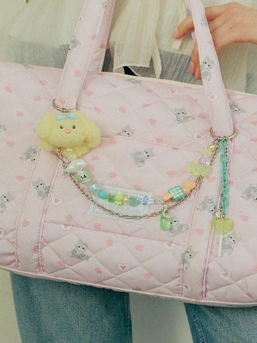 VVV Mimi Mix Bead Two-Way Chain Keyring