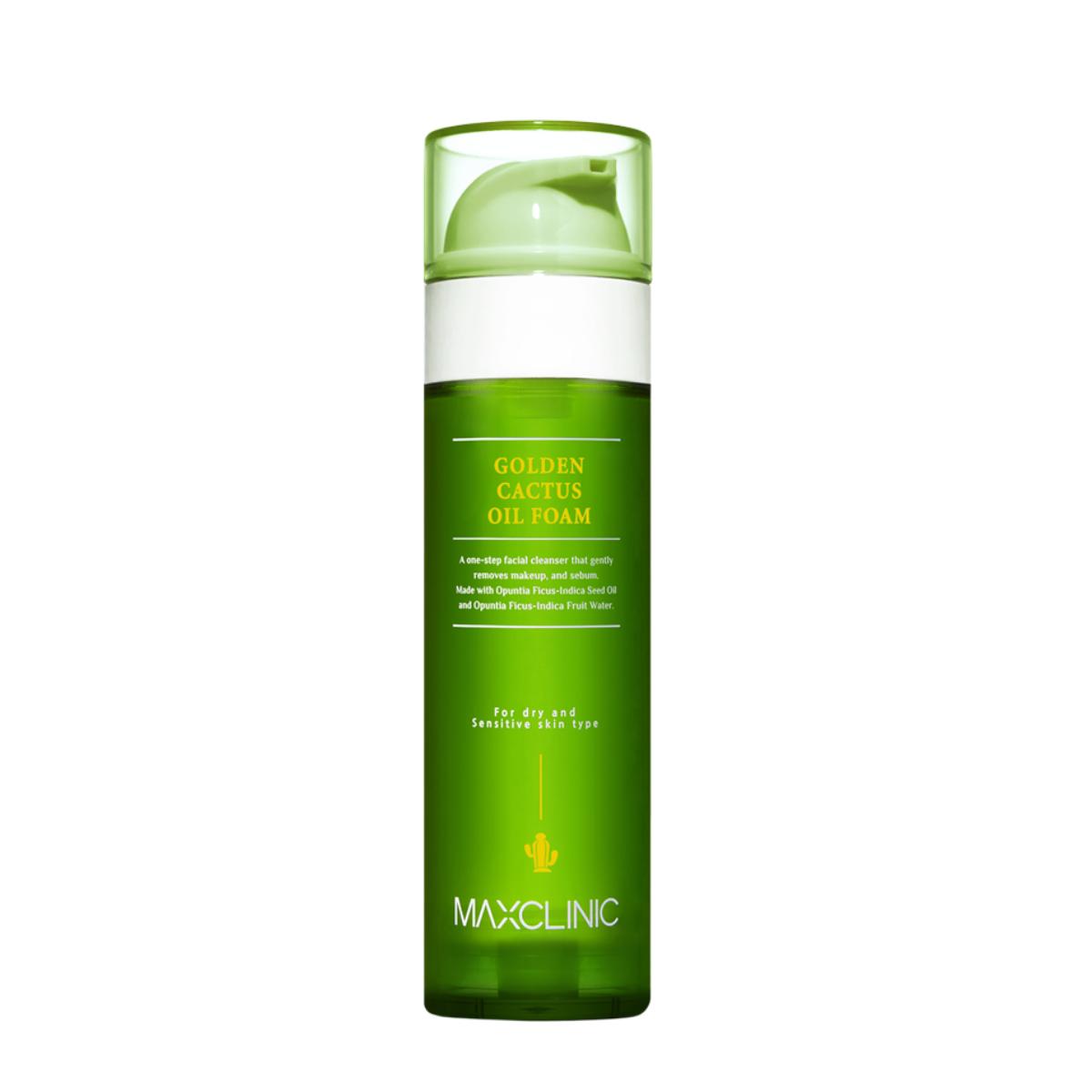 MAXCLINIC Golden Cactus Oil Foam Deep Cleansing Hydrating Face Wash 110g