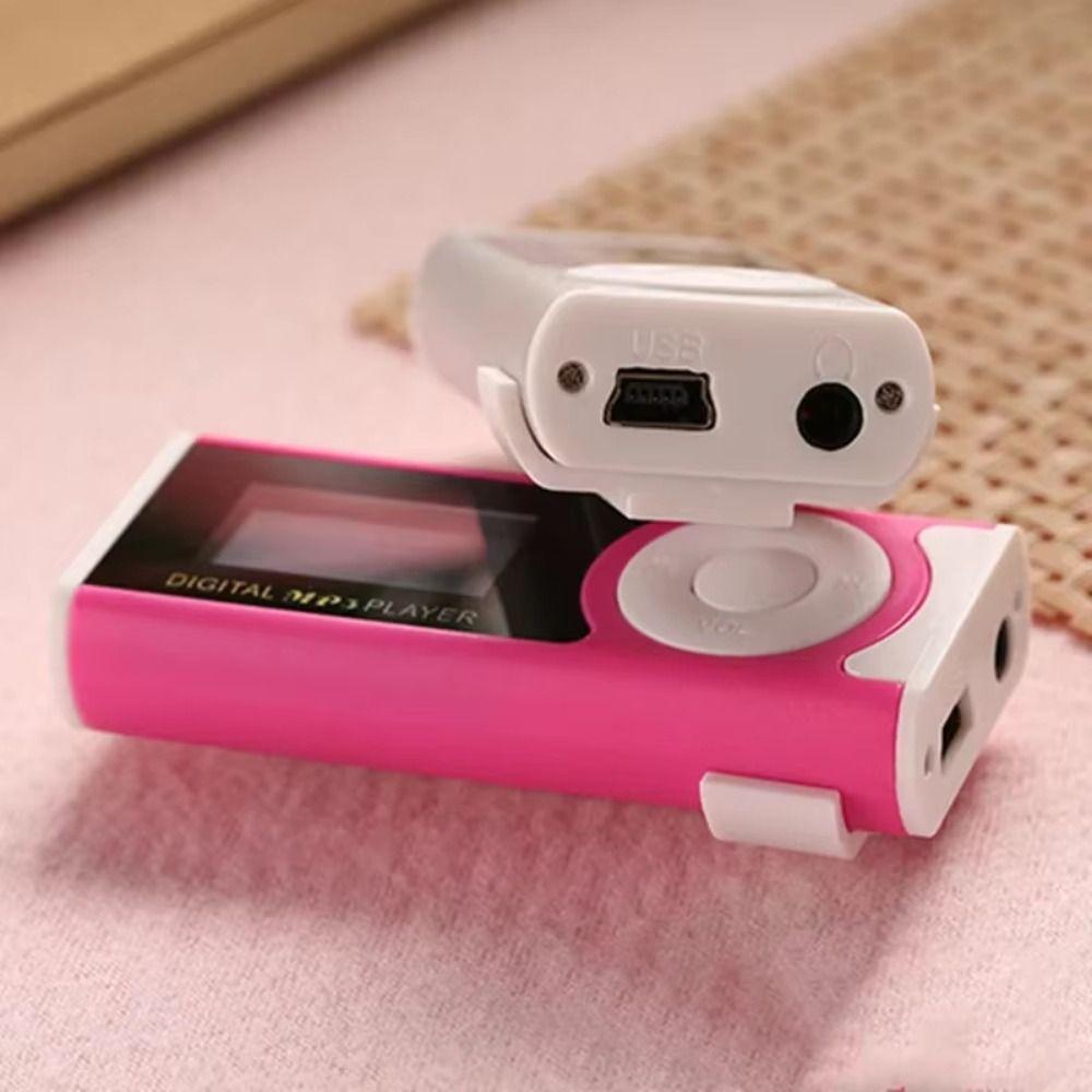 Verlustfreier tragbarer Mini-MP3-Player mit LCD-Bildschirm, Walkman für Schüler, Sport