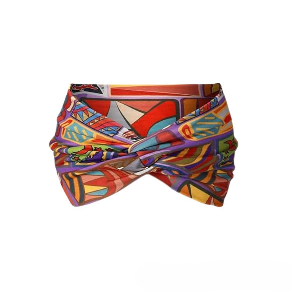 Bohemian Wide Sports Headband for Women - European, American & African Styles