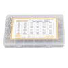 1220 Bucăți Kit Șuruburi cu Cap Hexagonal din Oțel Inoxidabil 304, Piulițe, Saibe, Rezistență Puternică la Uzură M2 M3 M4 M5