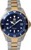 Solar 20 ATM Water Solar Blue ELGIN Diver's Watch, Resistant, Powered, Men's, Dial, FK1426TG-BL