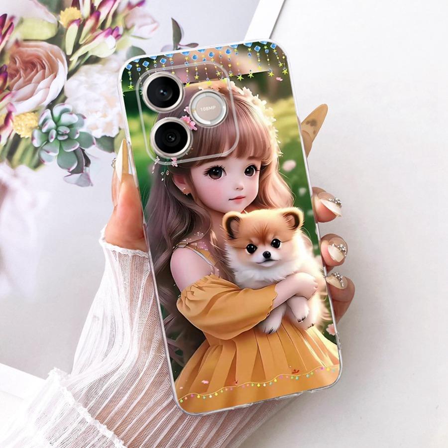 Pro Honor 600 Lite Pouzdro na telefon s počátečním písmenem pro Huawei Y6p Y 7 P Matný zadní kryt Ochrana fotoaparátu Nárazuvzdorná pouzdra
