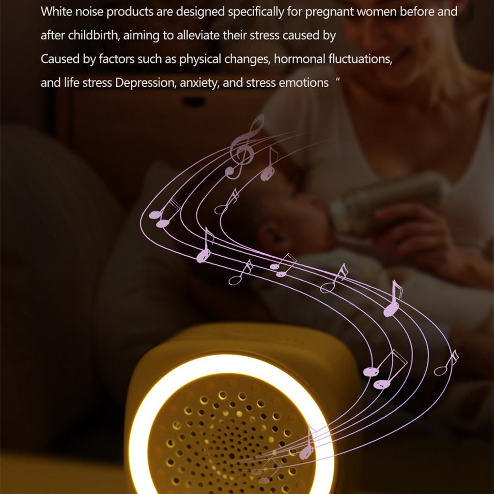 Colorful White Noise Sleep Formonitor Compact Portable Harmonious Sound White Noise Sound Machine