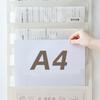 A4 Wall Hanging File Organizers Large Capacity Expandable Documents Case  Student Use