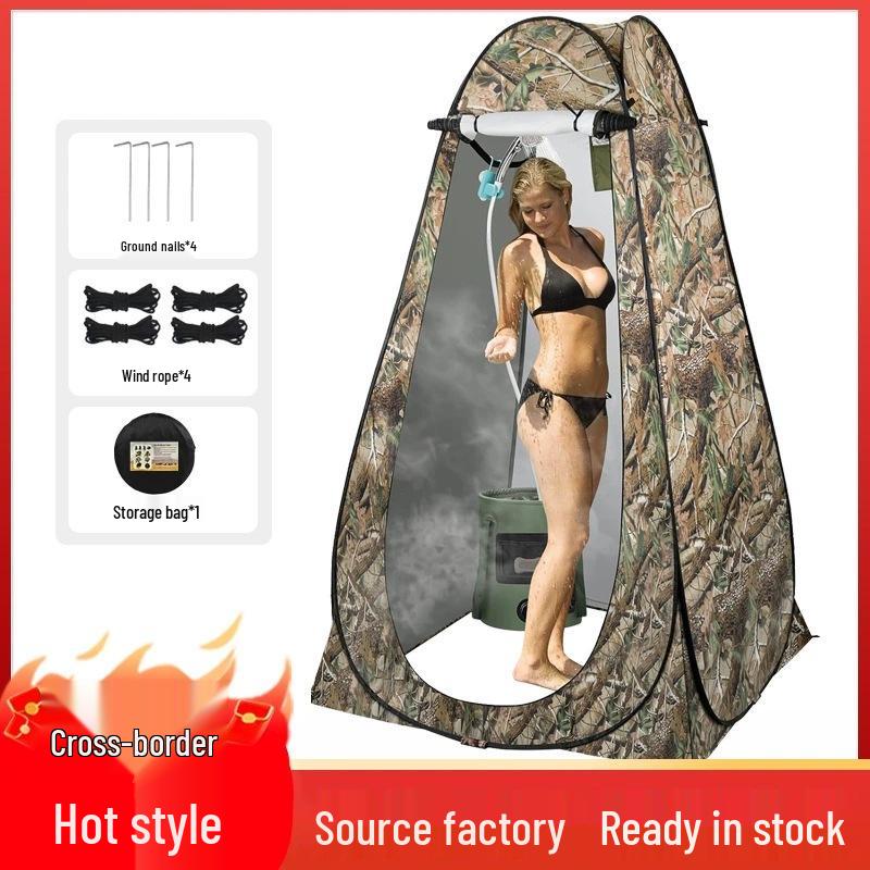 Tragbares Camping-Dusch- und Toilettenzelt - Outdoor-Privatsphäre-Unterstand
