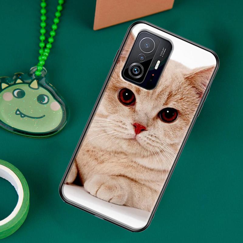 British Shorthair Cat Case For POCO F5 X5 X3 Pro X4 F4 GT F3 M5s C40 Cover For Xiaomi 13 12 Lite 11T 12T Pro 12X
