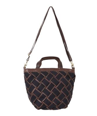 Bag for Women Brand Lightweight Popular Genuine Leather Shoulder Bag Zucchero 2way Crossbody Bag Leather Braided for Commuting To School Practical