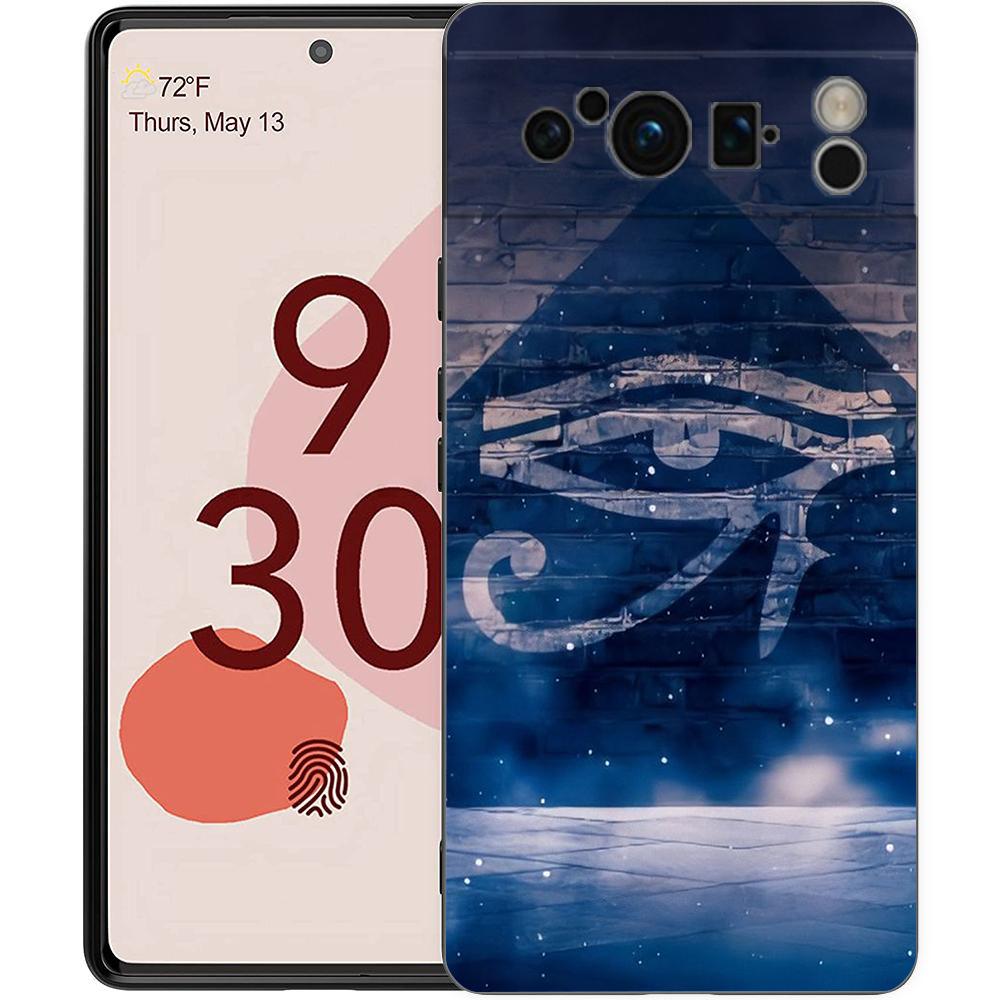 

Священный Глаз Гора Египет Фреска Чехол для Телефона для Google Pixel 8 7 6 7A 6A Pro 5G Ударопрочный Силиконовый Мягкий 9 Pro XL 8 Pro 5G Оболочка Pixel 8 5g