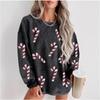 Sweatshirt for Women Oversize Loose Casual Pullover Round Neck Long Sleeve Winter Sweatshirt Top